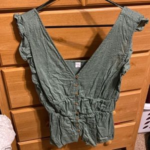 green old navy tank top